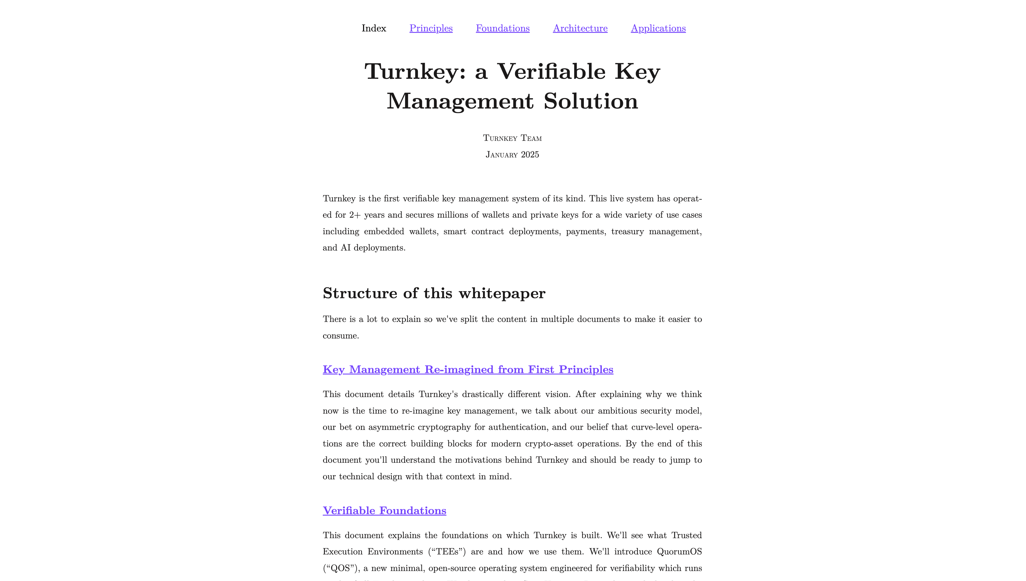 Turnkey Whitepaper