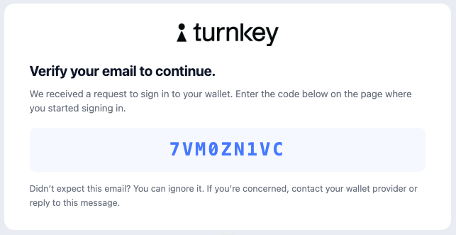 dynamic email auth
example