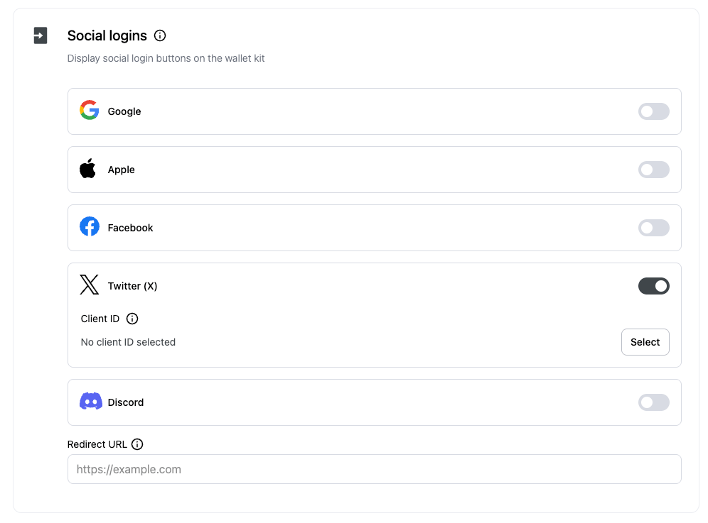 Enabling an OAuth2.0 provider