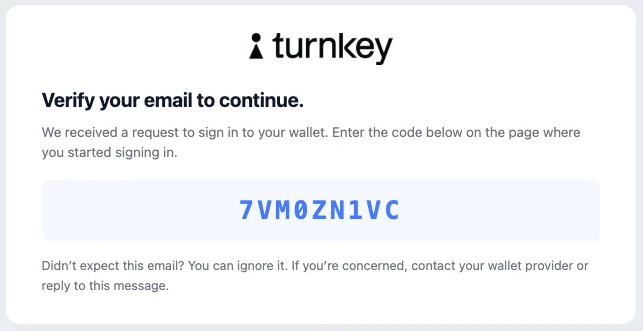 dynamic email auth
example