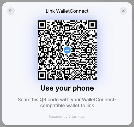 WalletConnect QR Modal