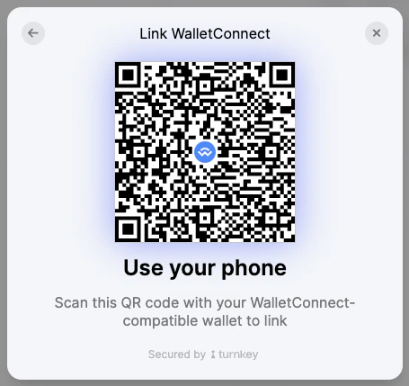 WalletConnect QR Modal
