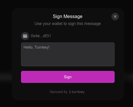 Custom UI with pink primary color and dark mode
