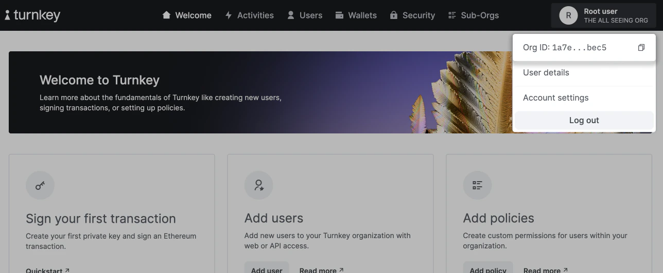 Organization id