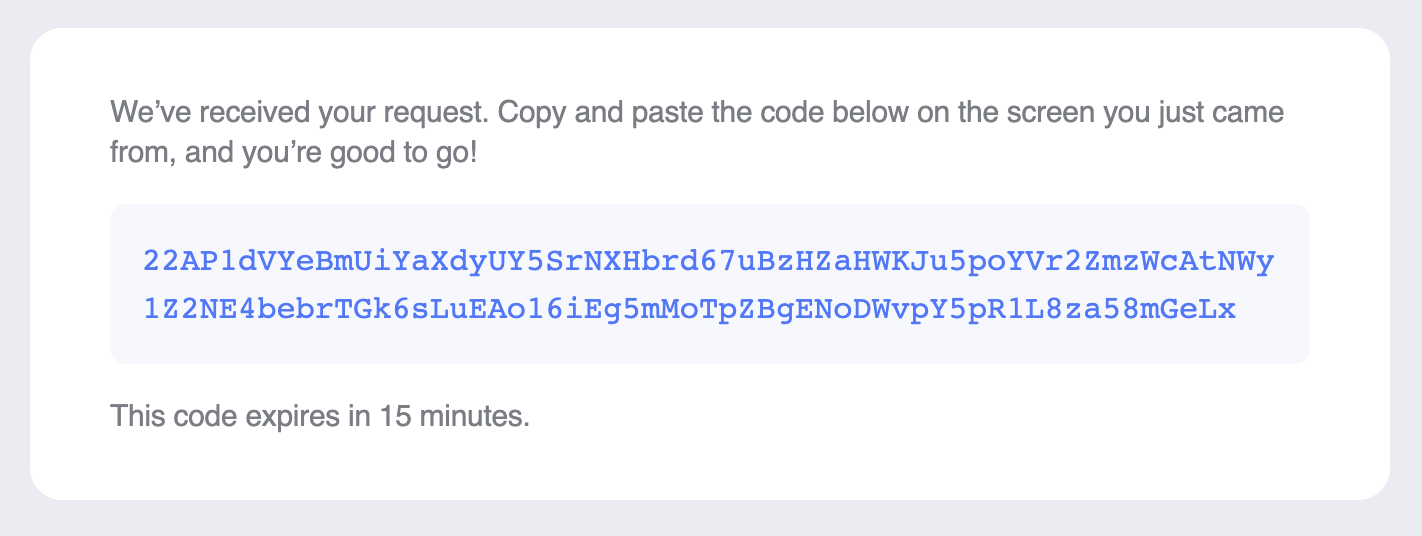 dynamic email auth
example