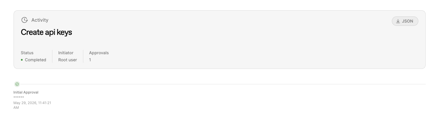 Account setup - Turnkey