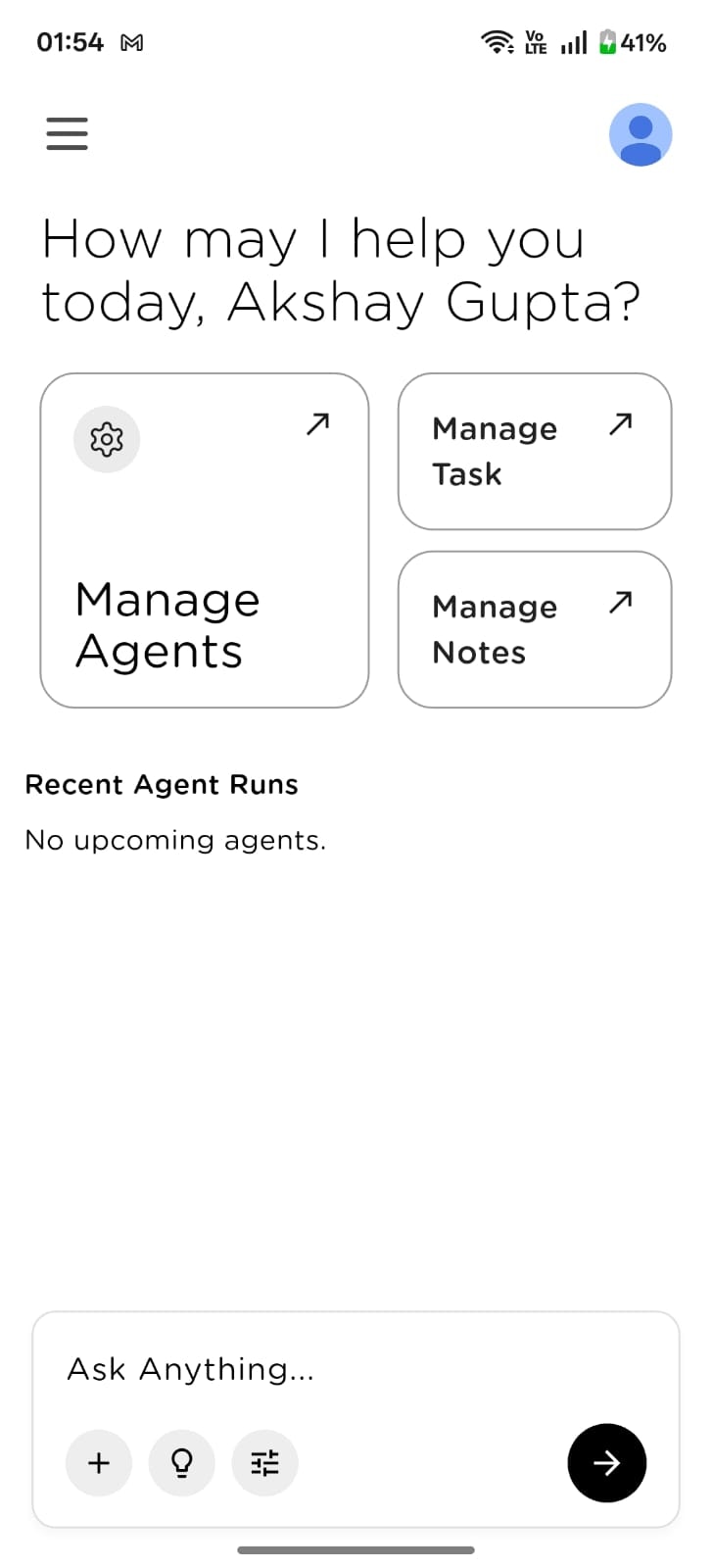 Homepage (access Tasks)