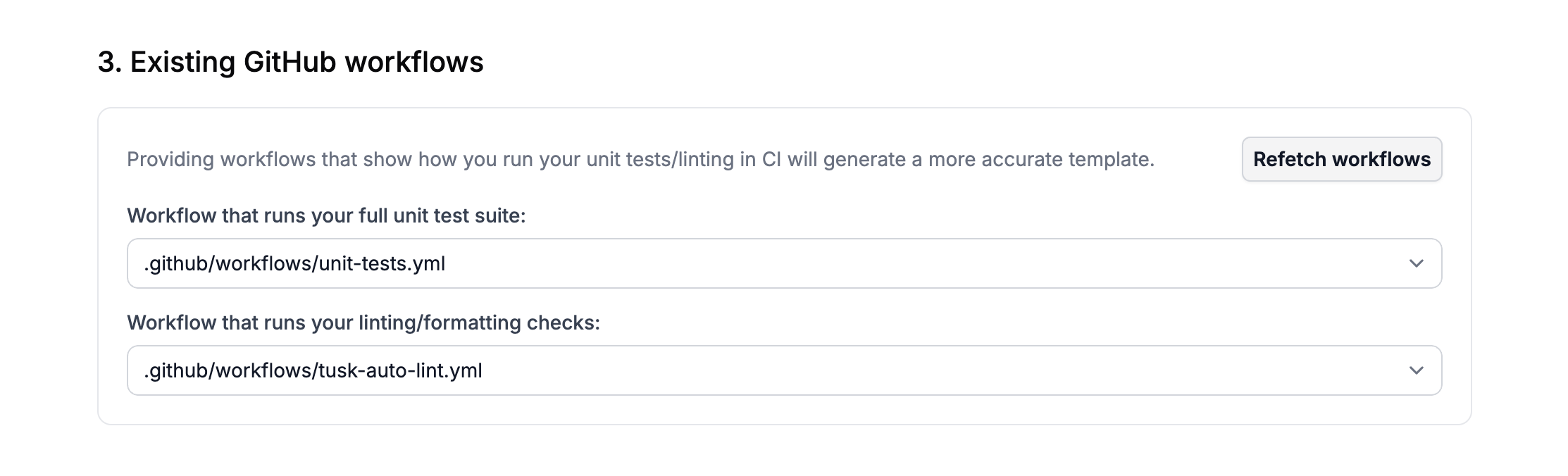 Naming your test environment