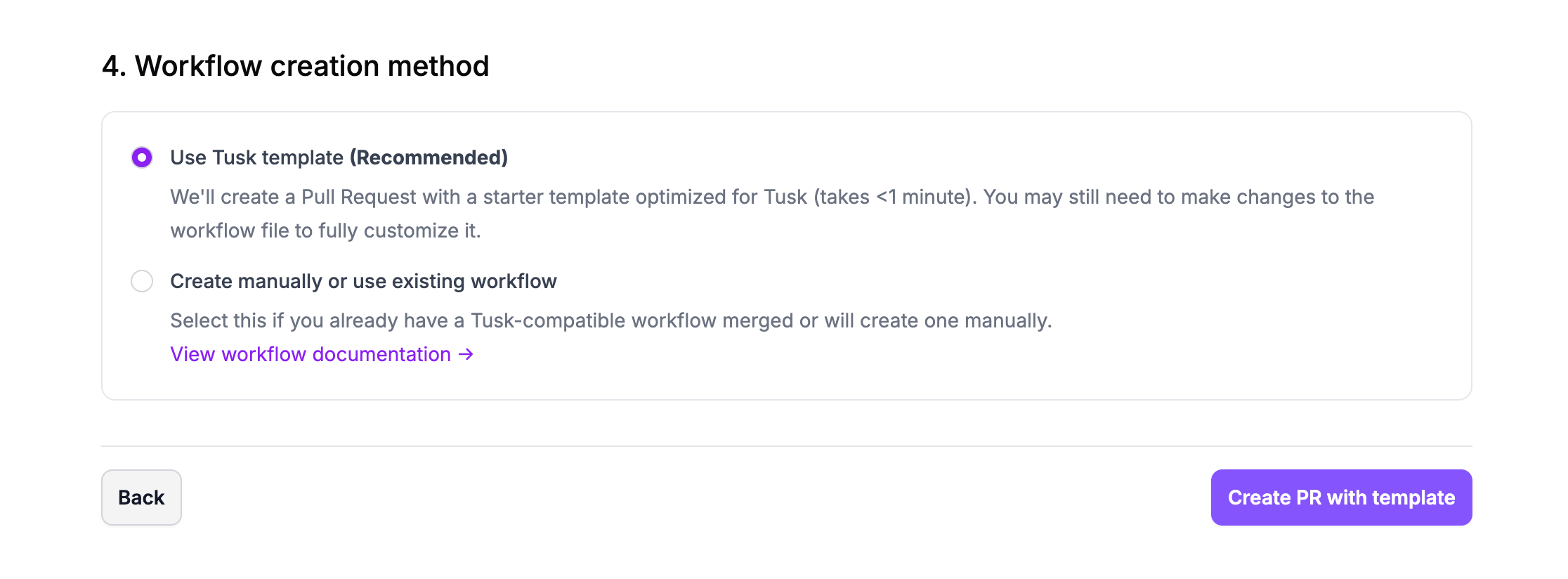 Naming your test environment