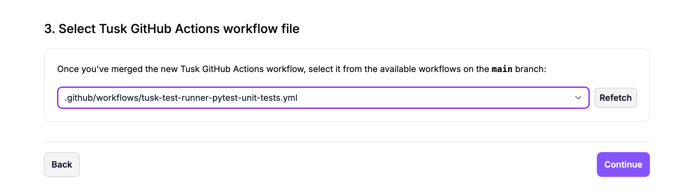 Naming your test environment