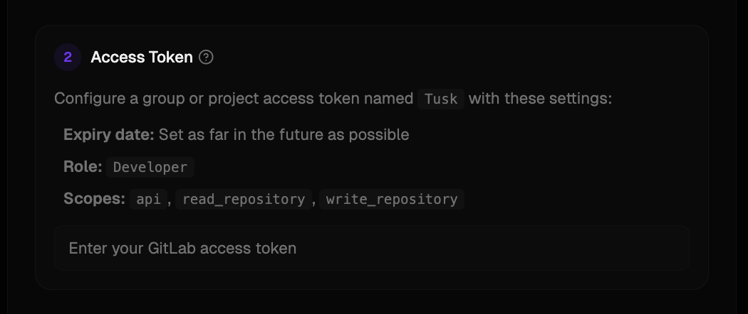 Onboarding wizard step 1