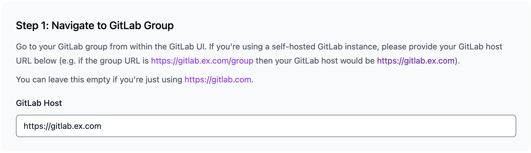 Navigate to GitLab Group
