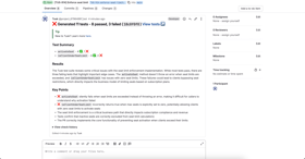 Tusk's MR comment post-check in GitLab in light mode