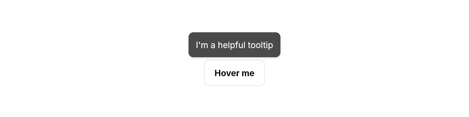 Basic tooltip example