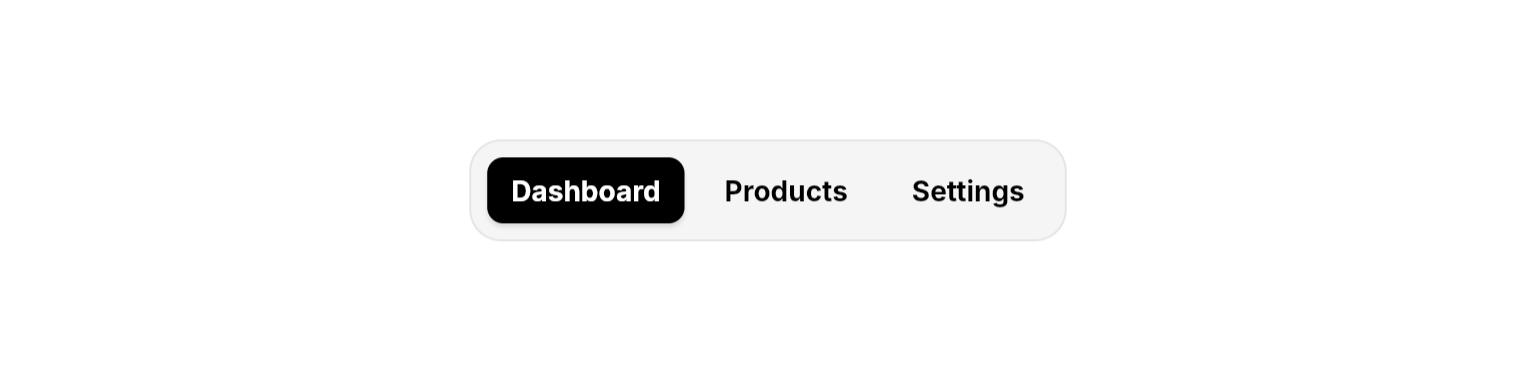 Basic tab bar example