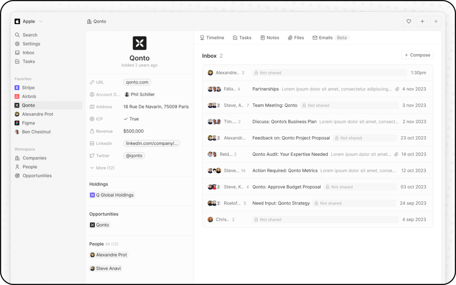 Mailbox - Twenty Documentation