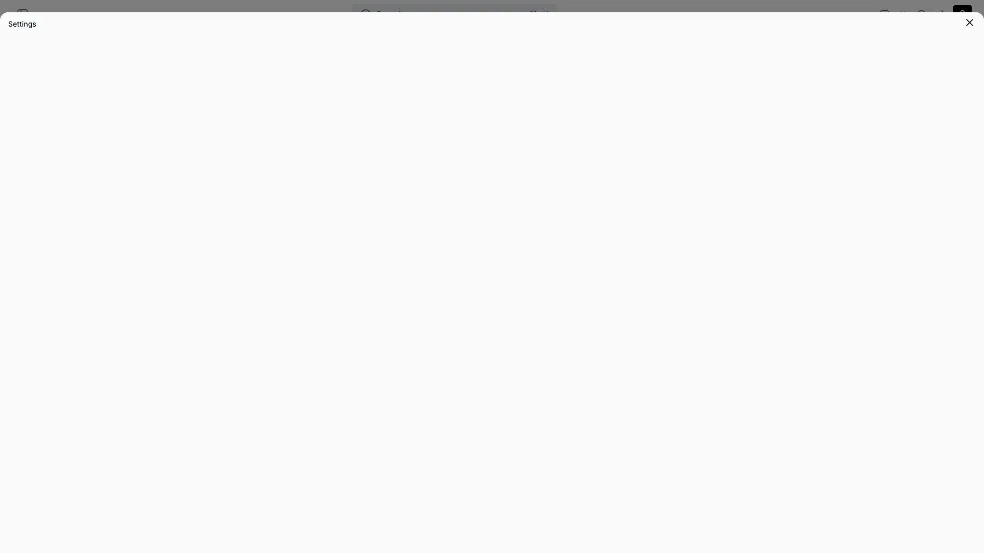 File Manager settings page