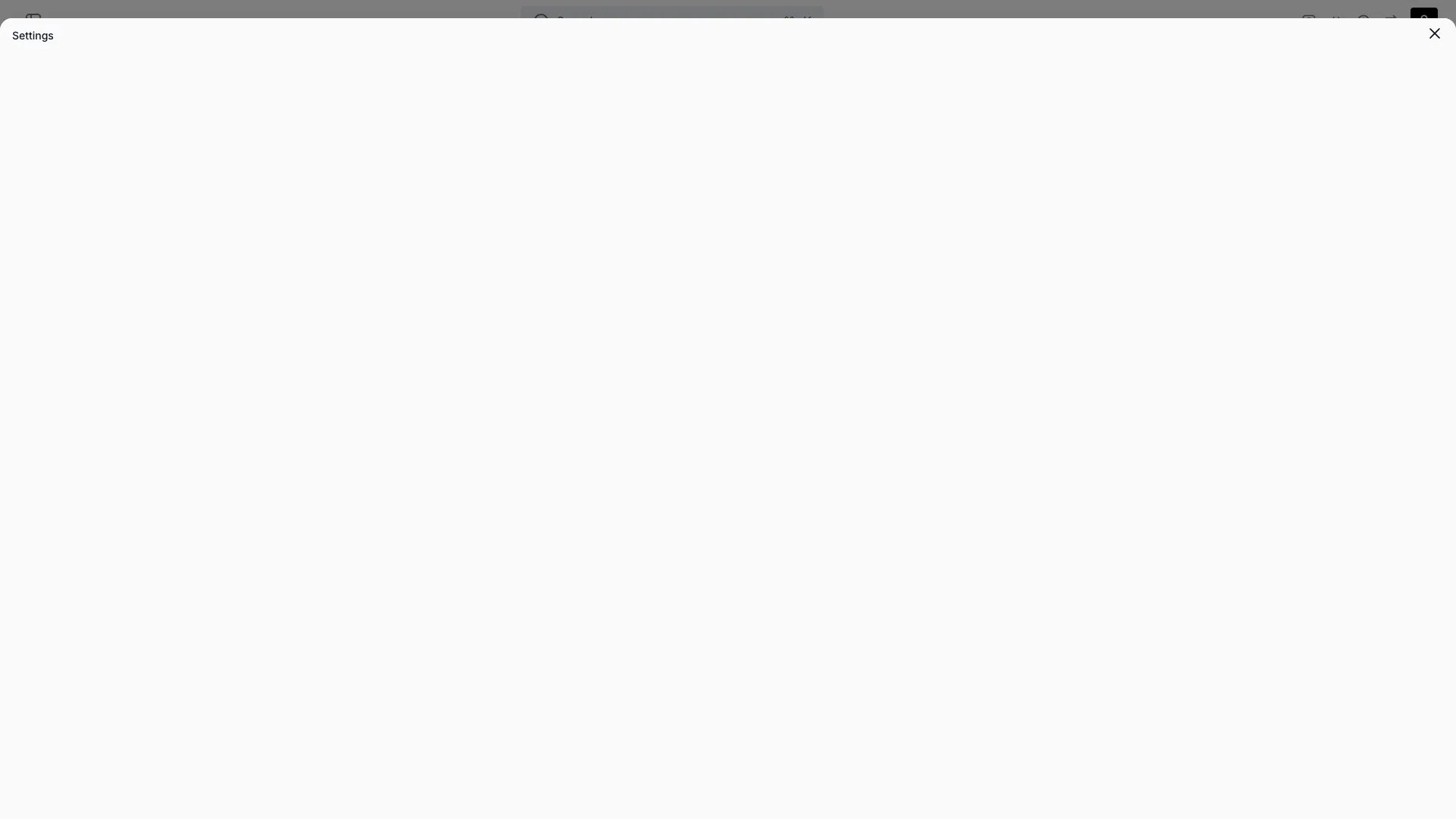 File Manager settings page