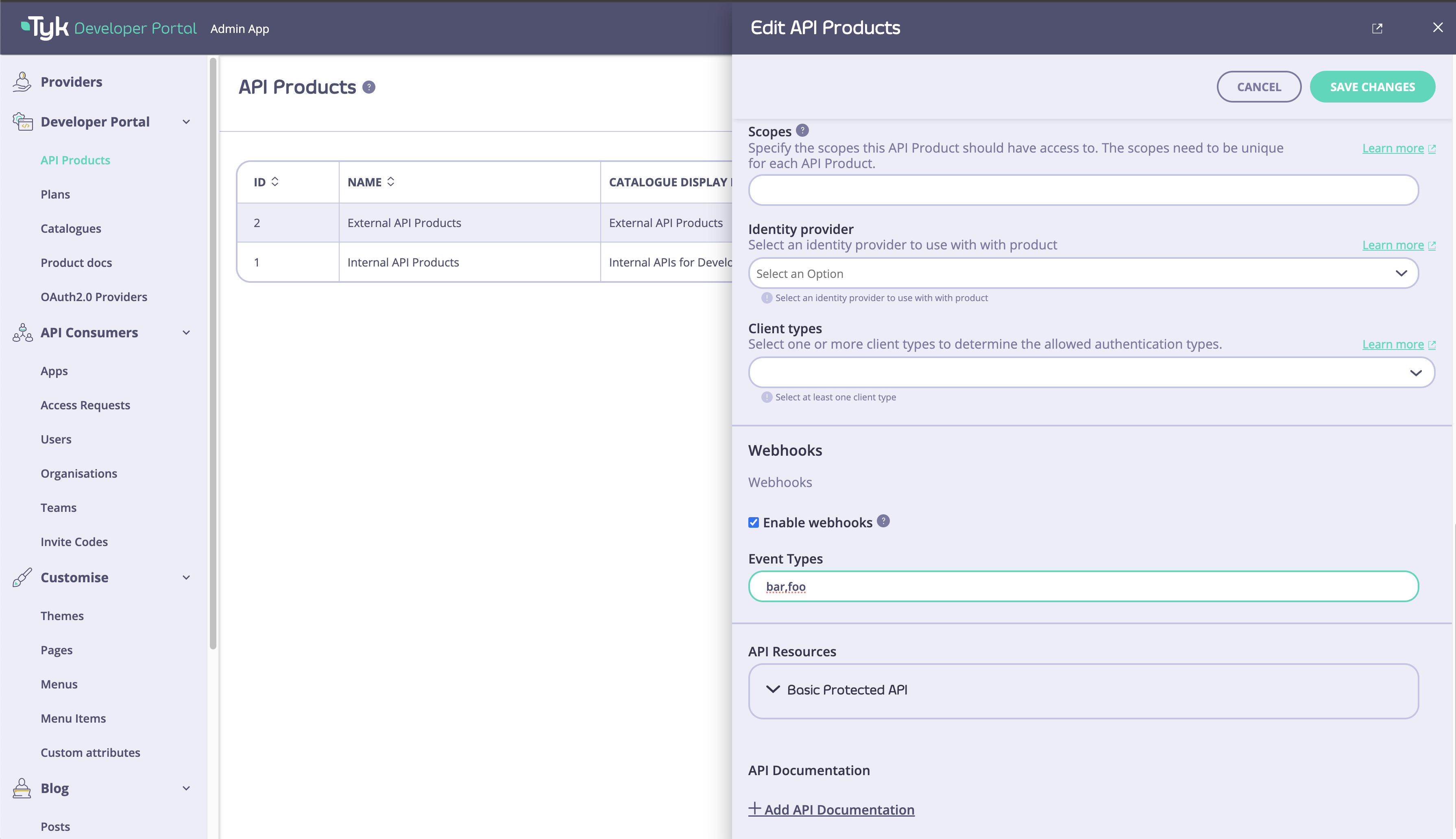 Enable Portal Webhooks