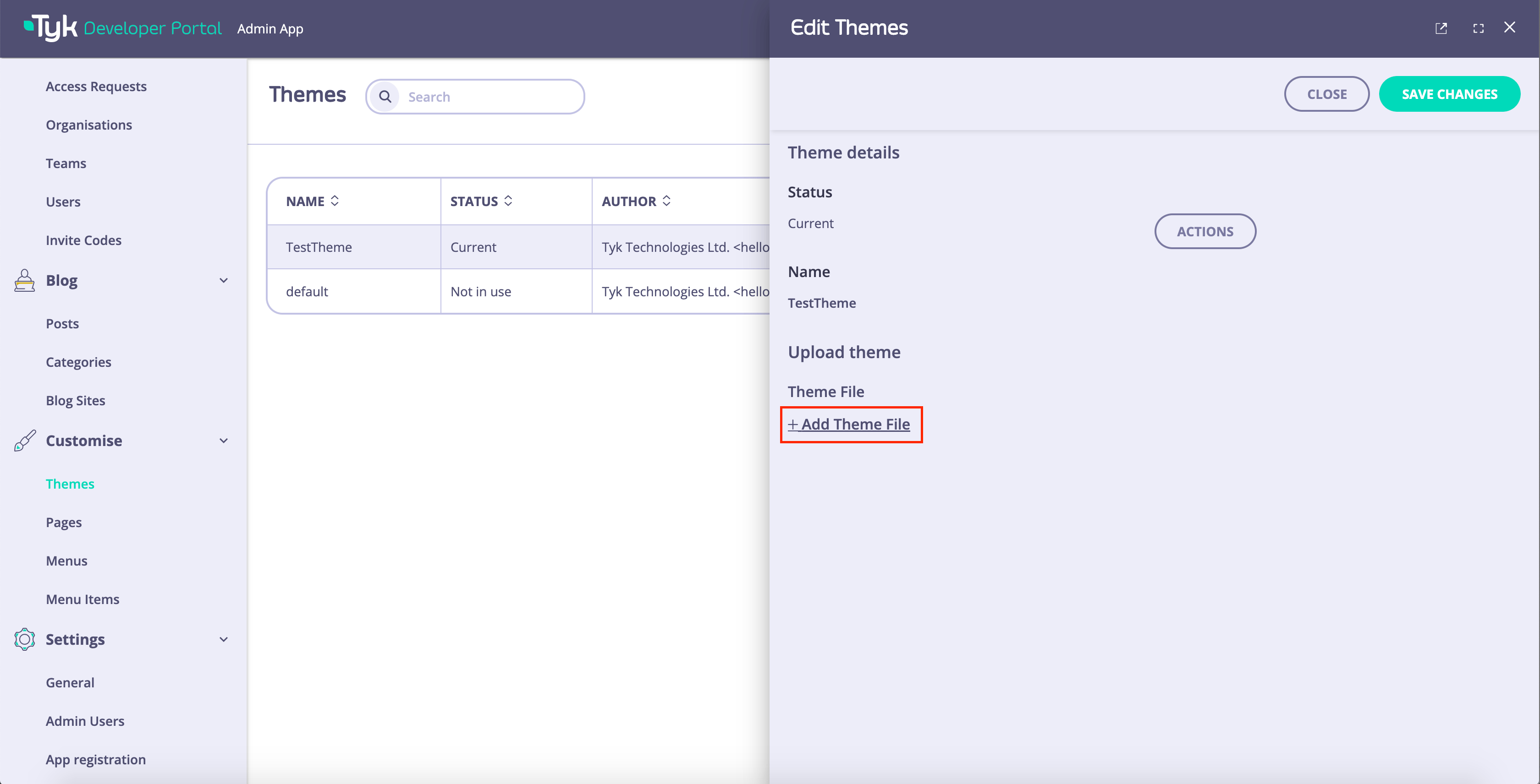Add theme file