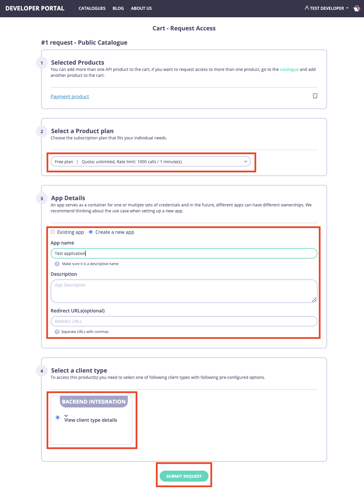 Request access to the DCR-enabled product