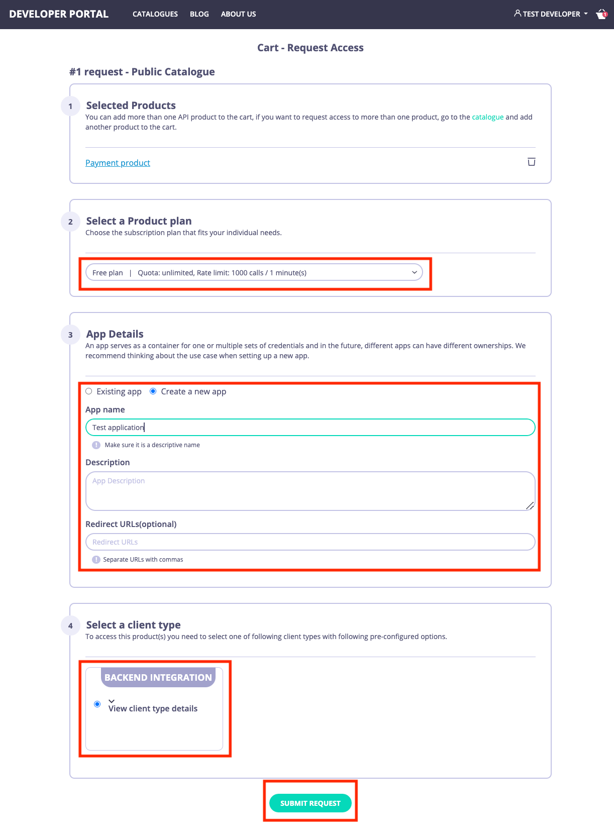 Request access to the DCR-enabled product