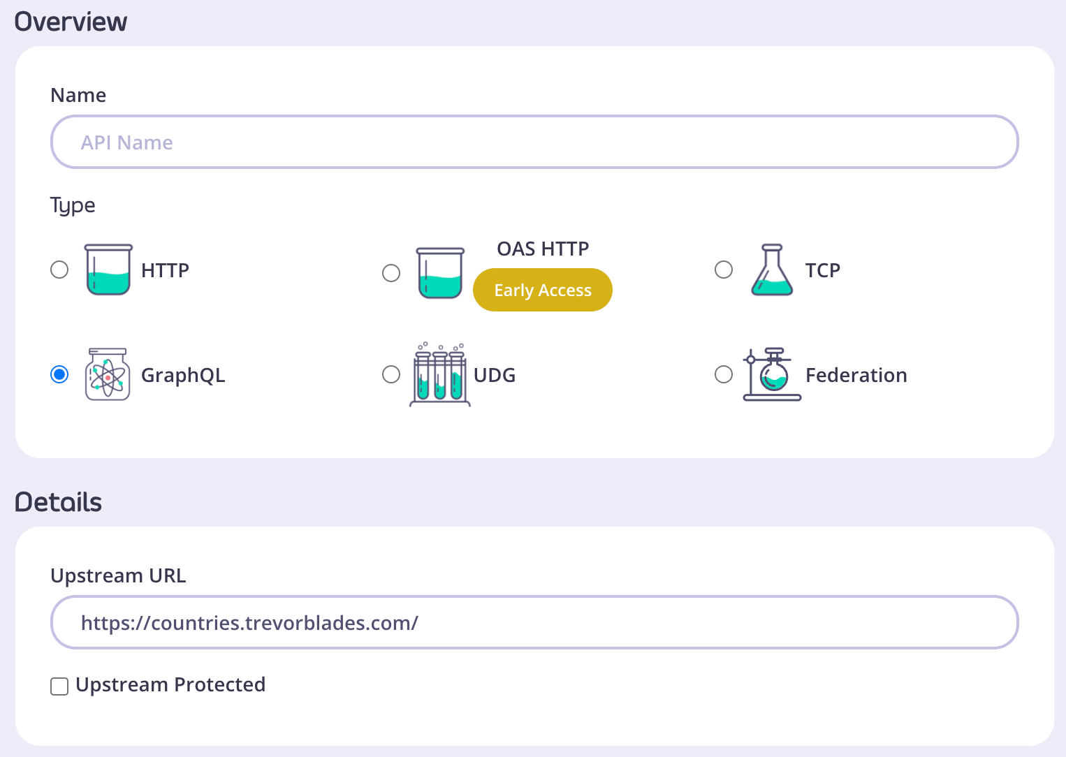 Create GQL API