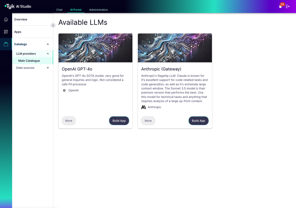 AI Portal Dashboard