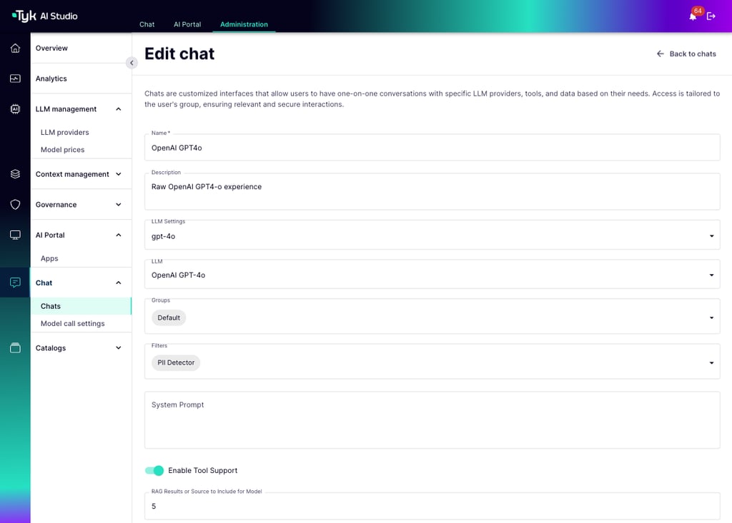 Chat Config