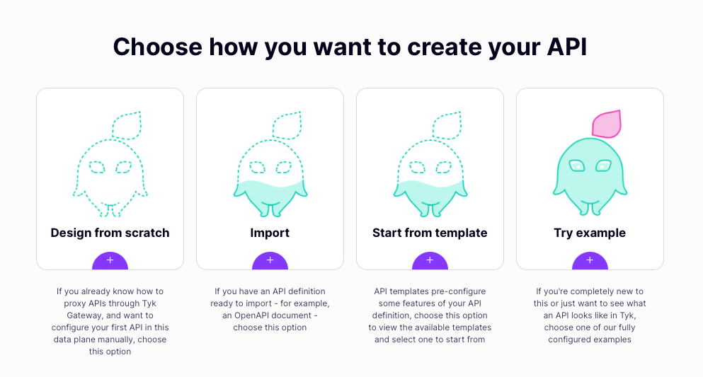 Start designing a new API