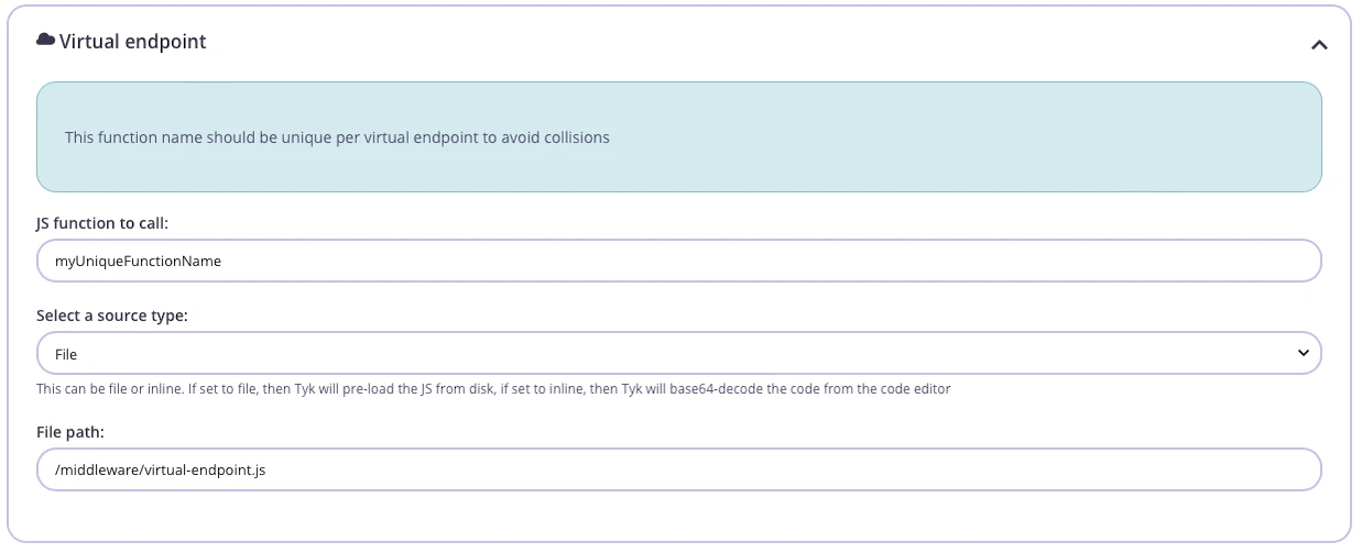 Configuring file based JS code