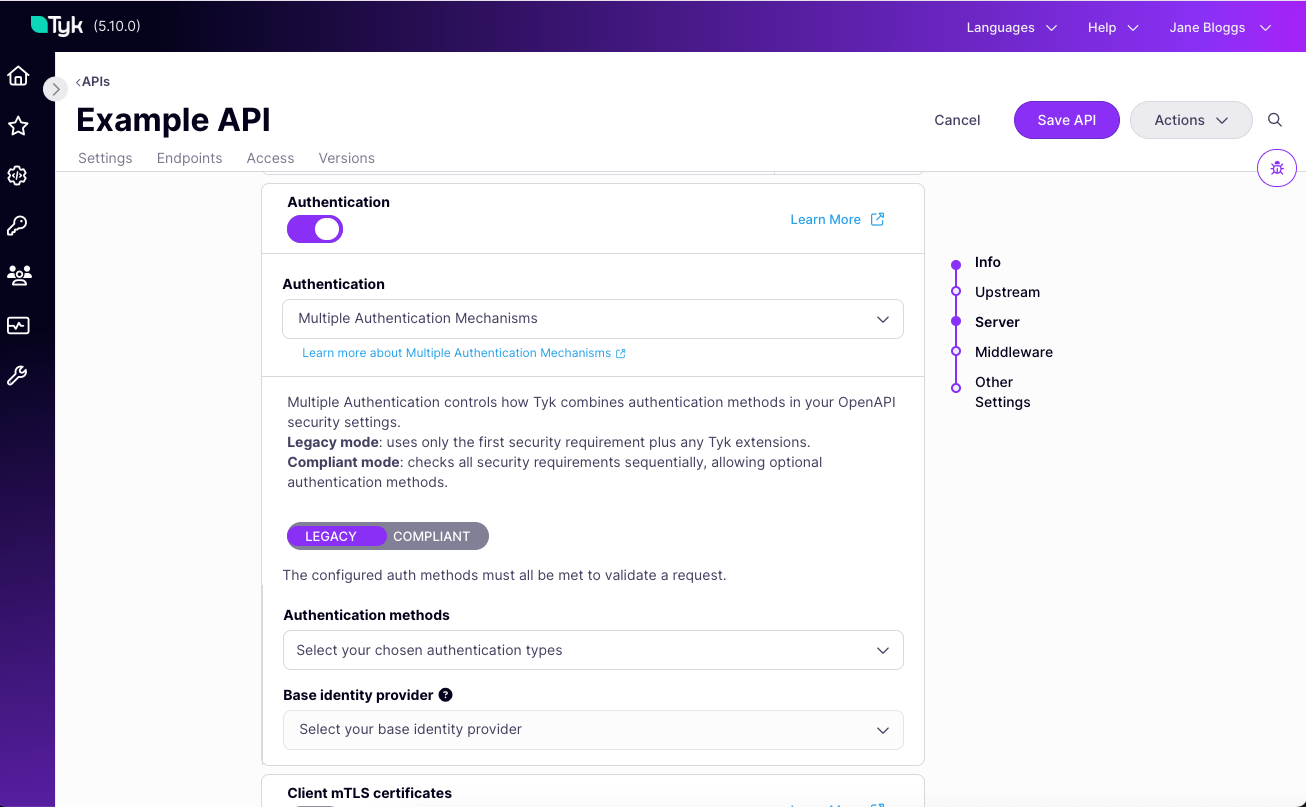 Select Multiple Auth