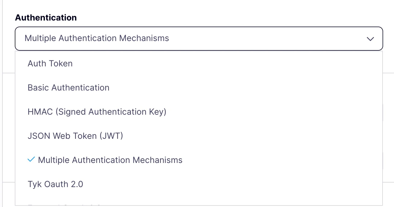 Select Multiple Auth