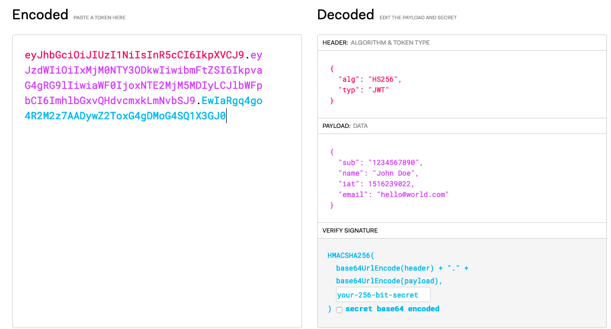 Split Token Example