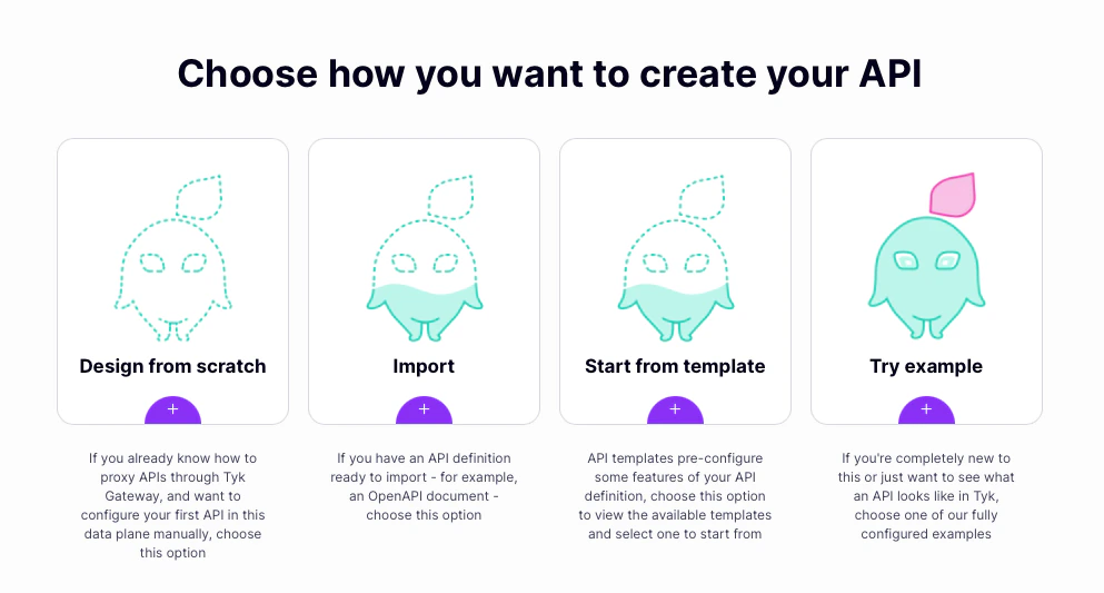 Start designing a new API