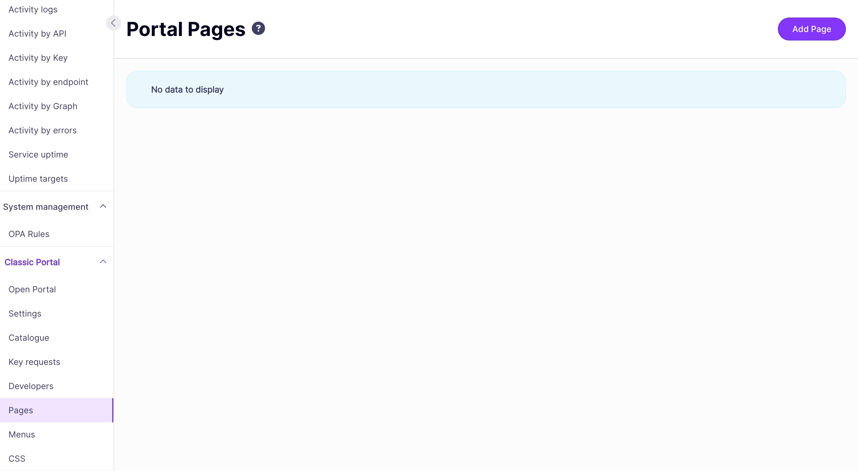 Add Portal Page