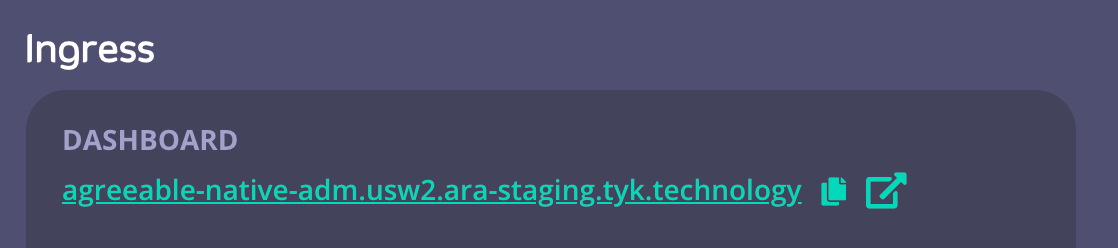 Dashboard Link