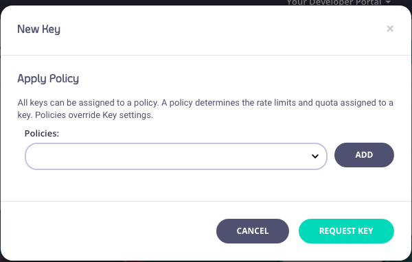 New Key Request