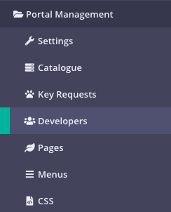 Developer Menu