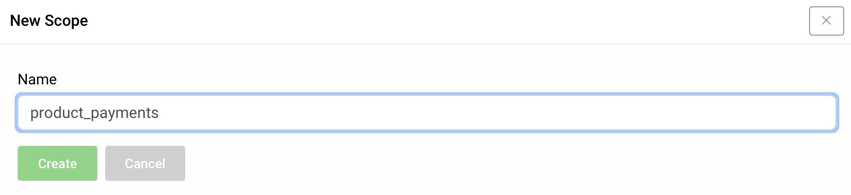 Name the scope product_payments