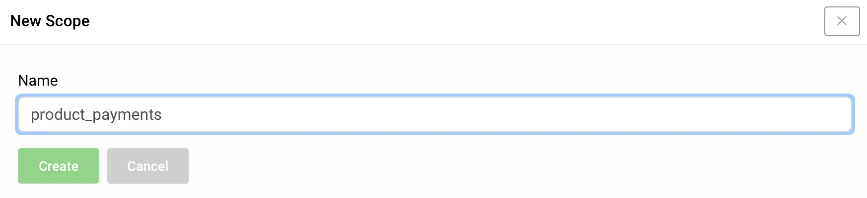 Name the scope product_payments
