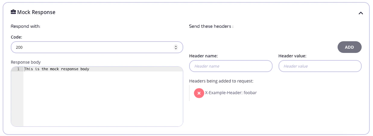 Configuring the mock response middleware for a Tyk Classic API
