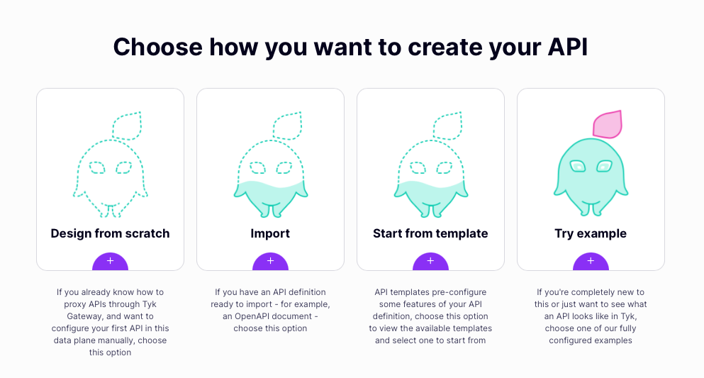 Start designing a new API