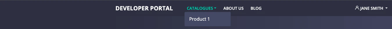 Live menu in app