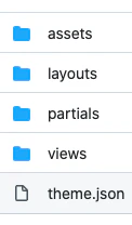 Default Tyk Enterprise Portal theme structure