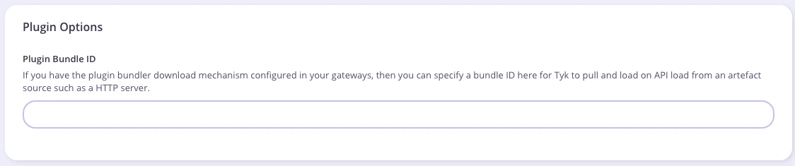 Plugin Options