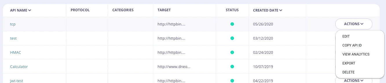 API ID location