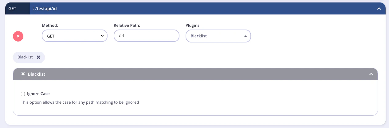 Blocklist options