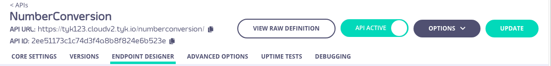 Update API