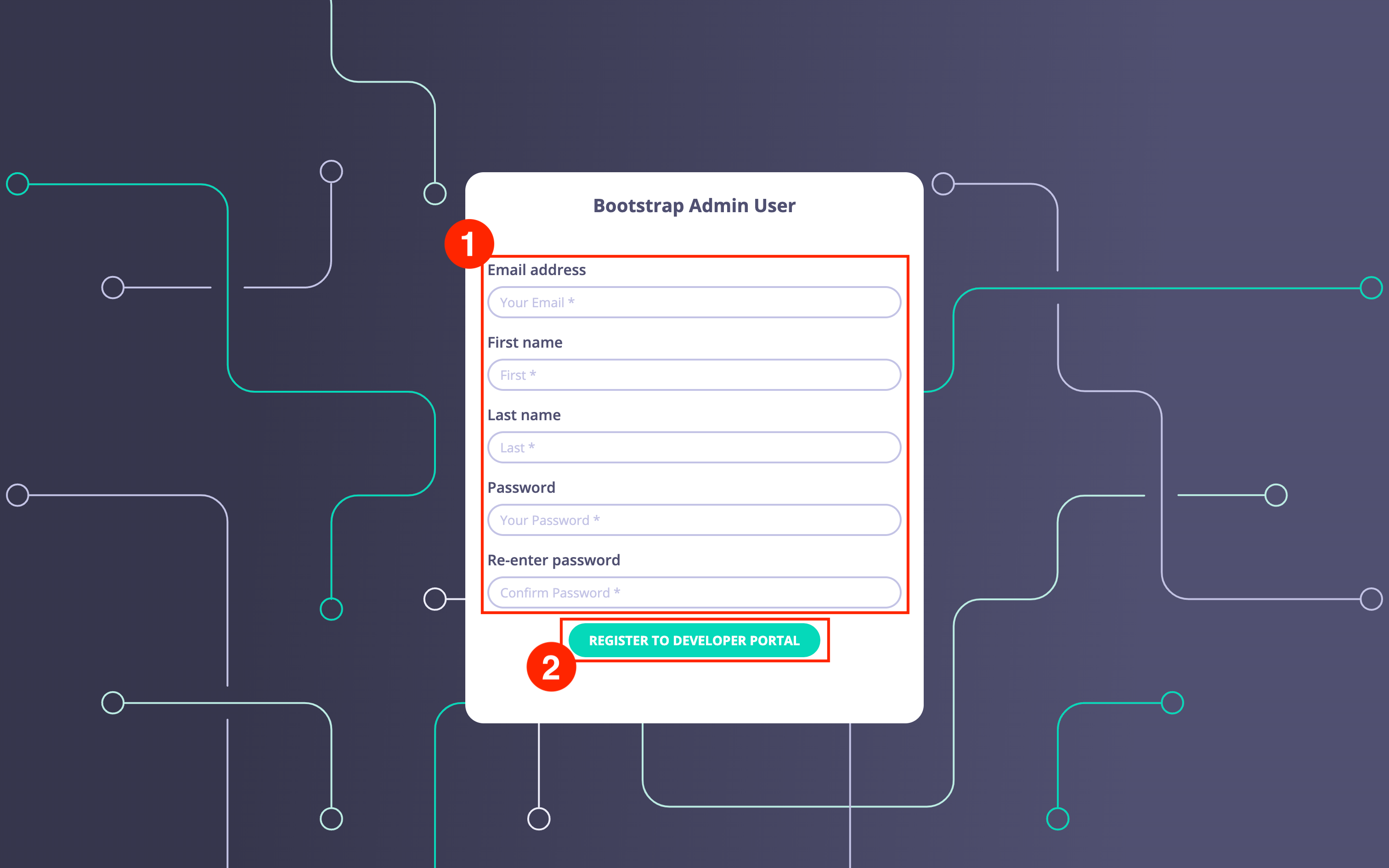 Portal bootstrap UI